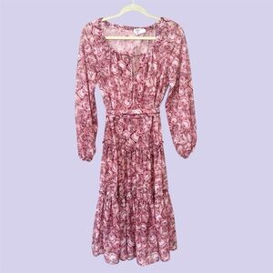 70s vintage pretty you rose dress
